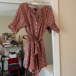 J. Crew Liberty Fabrics Romper with Pockets